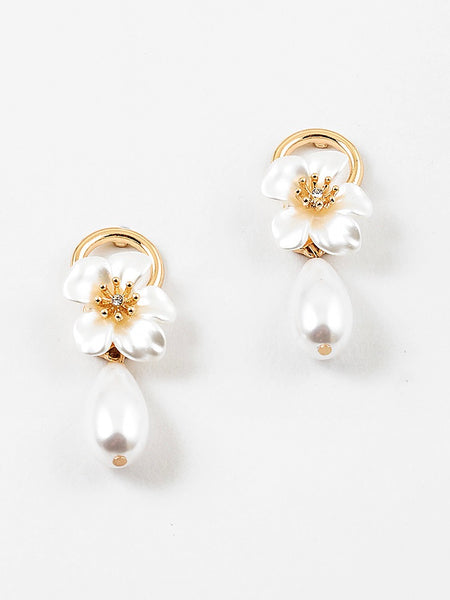 Pearl Flower Earring