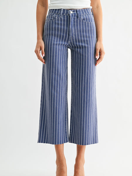 Just Black Denim : Scissor Cut Wide Leg