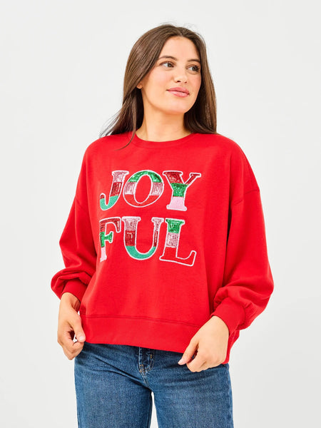 Joyful Sequins Sweatshirt