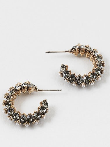 Rosena Stone Cluster Hoop