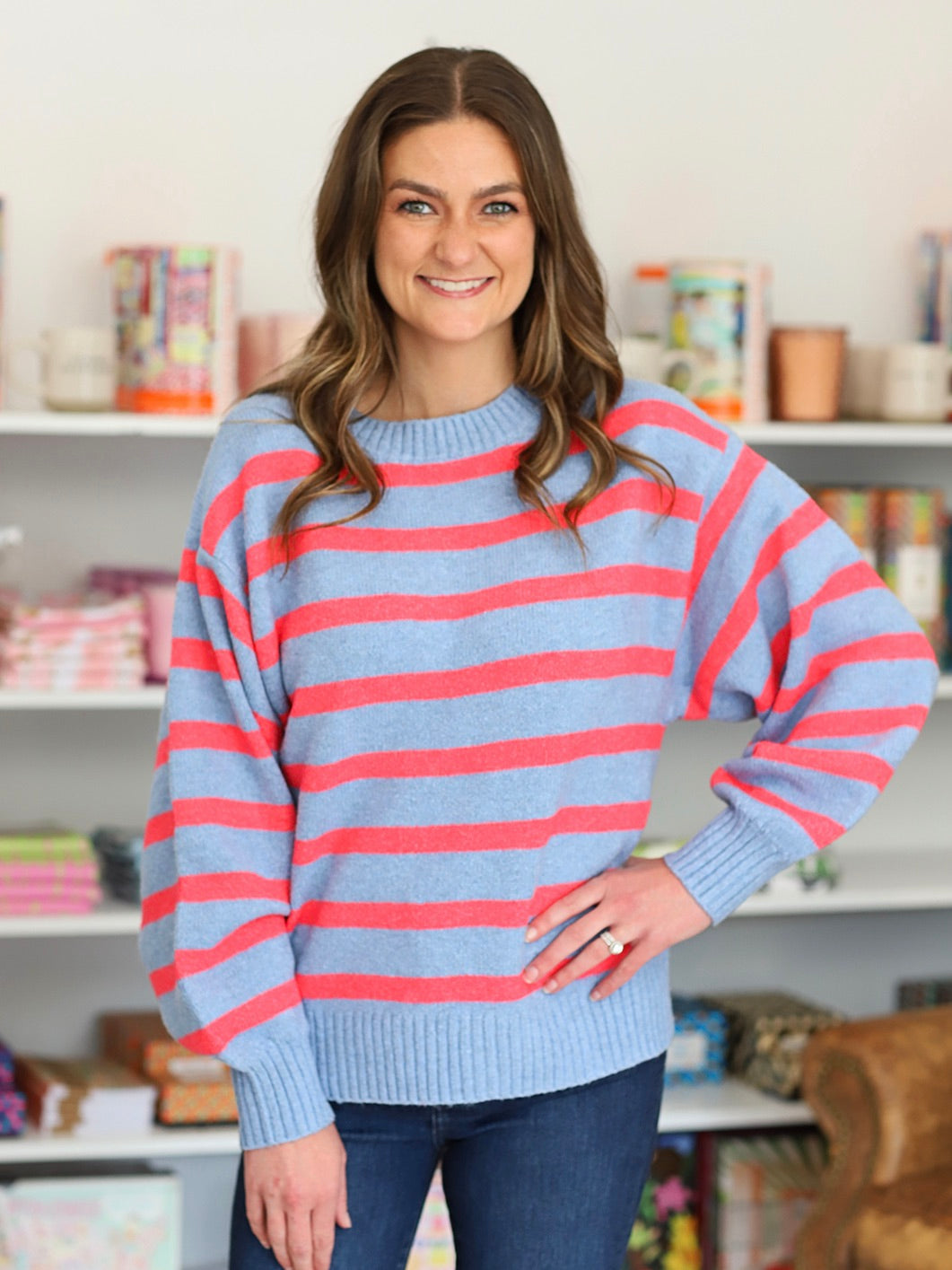 Audrey Stripe Sweater