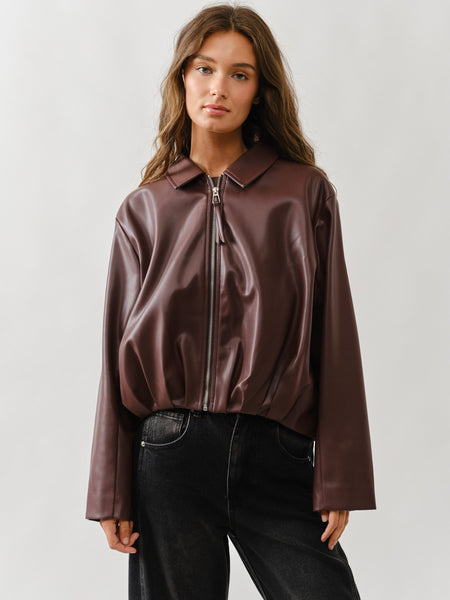 Oversized Bomber Jacket