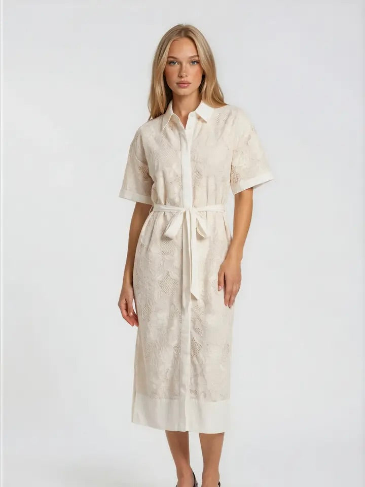 Lucy Lace Midi Dress