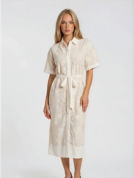 Lucy Lace Midi Dress
