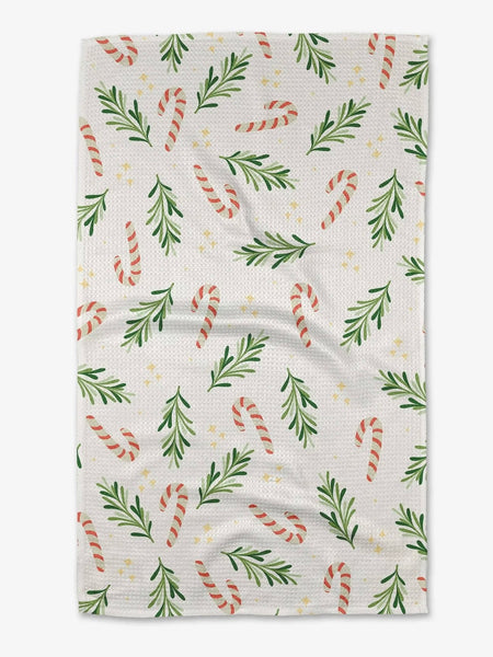 Geometry : Holiday Tea Towel - Happy Holidays