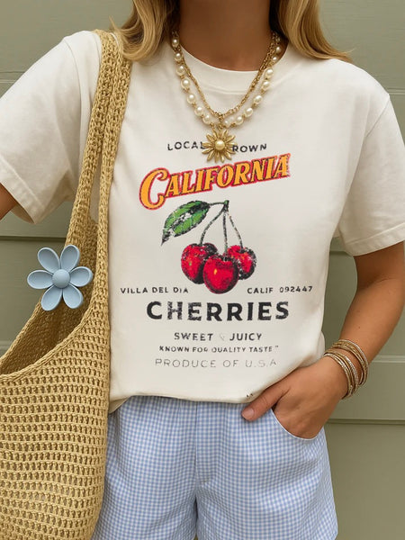 Cherry Everyday Tee