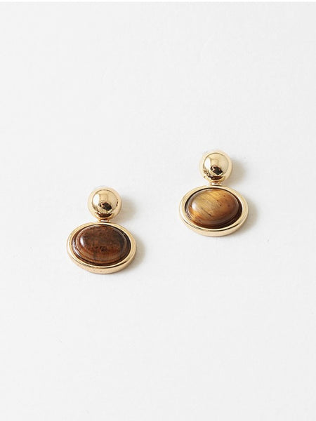 Amber Drop Earring