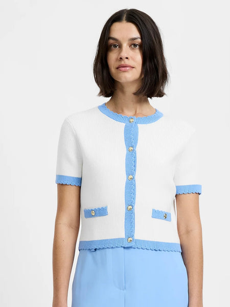 Bennett Rib Knit Short Sleeve Top