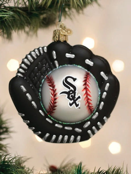 White Sox Baseball Mitt Ornament