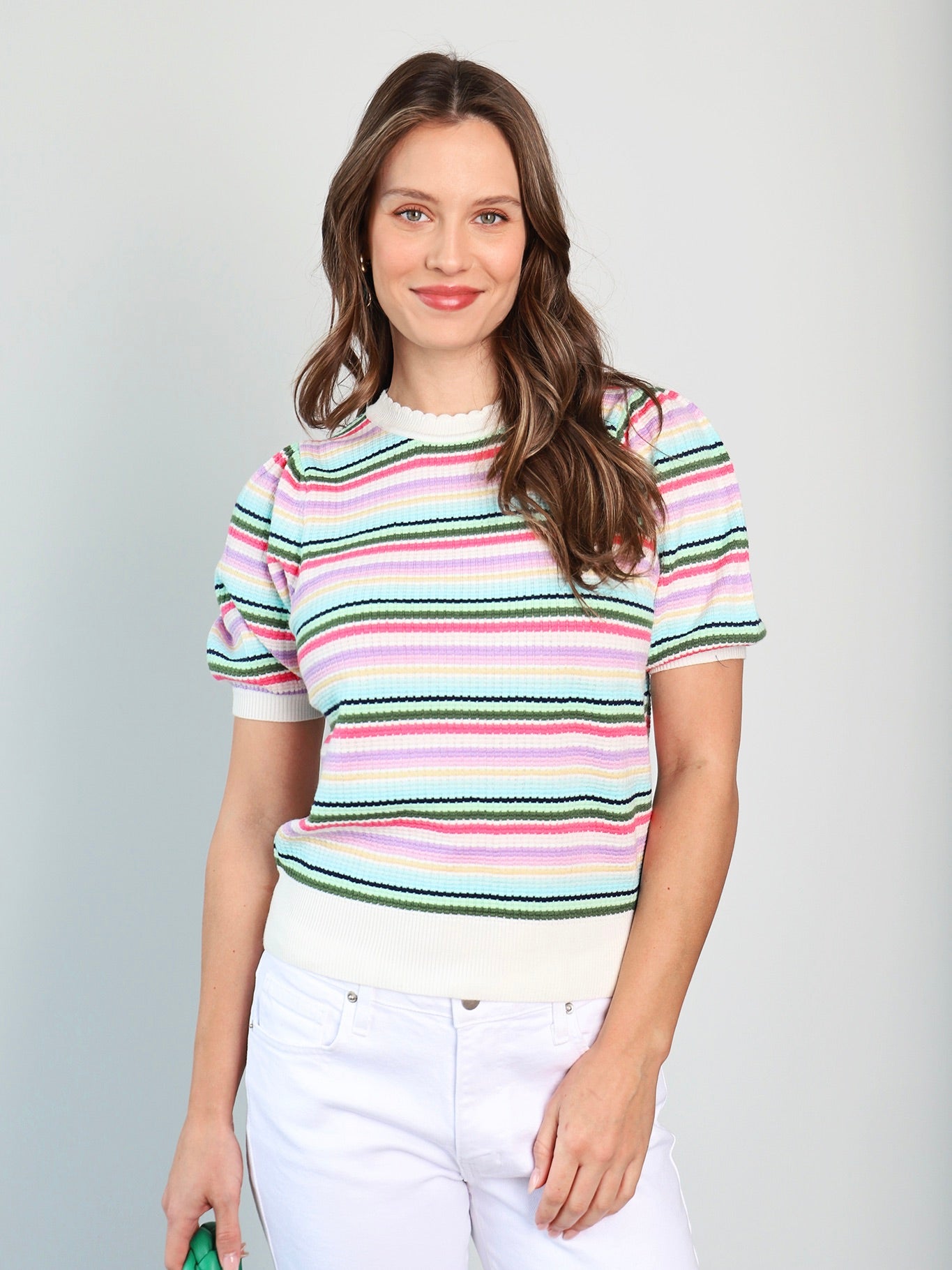 Sweet Spring Striped Top