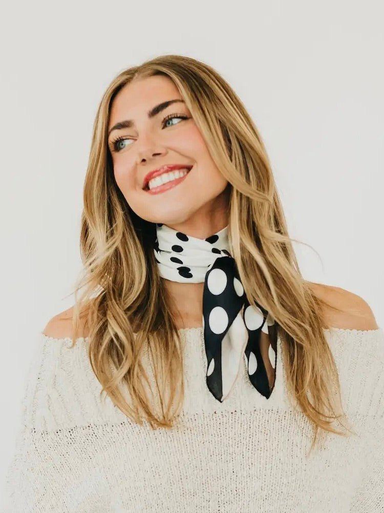 Betty Polka Dot Scarf