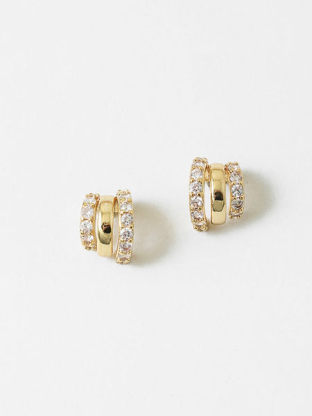 Dipped Clear Earrings
