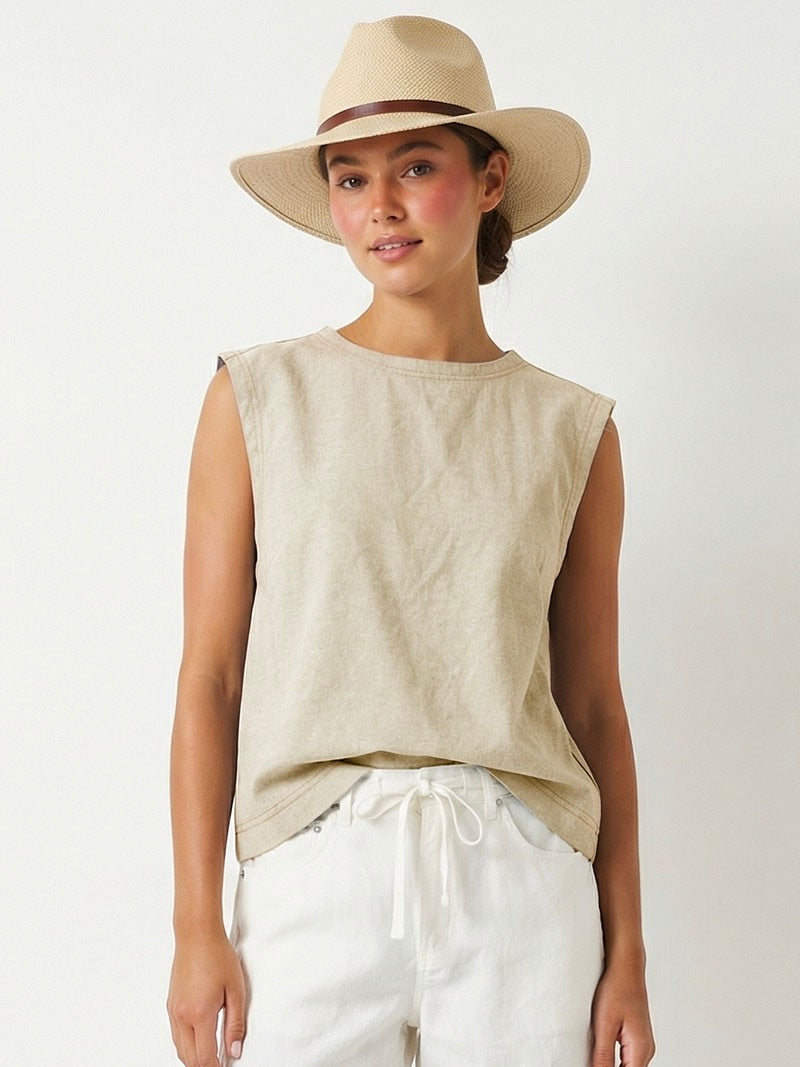 Amanda Garment Washed Top