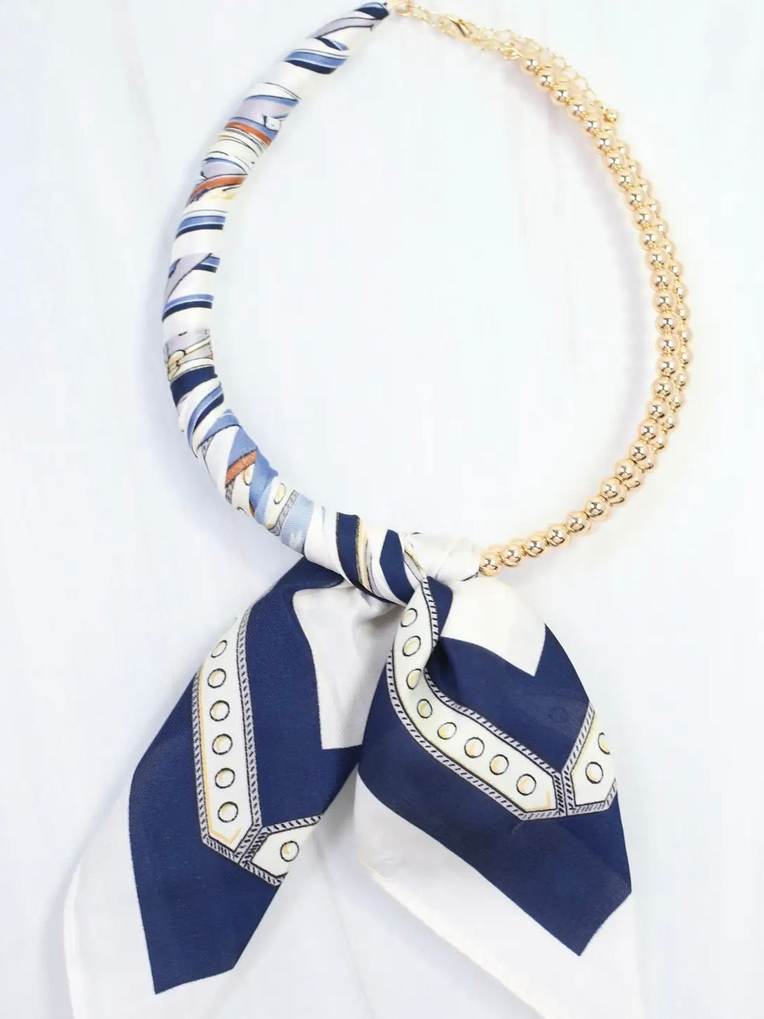 Laya Beaded Scarf Necklace