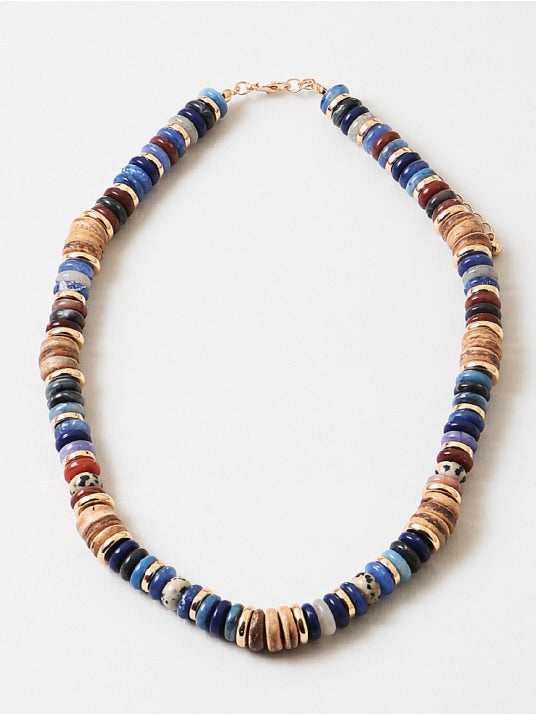 Fall Disc Mix Necklace