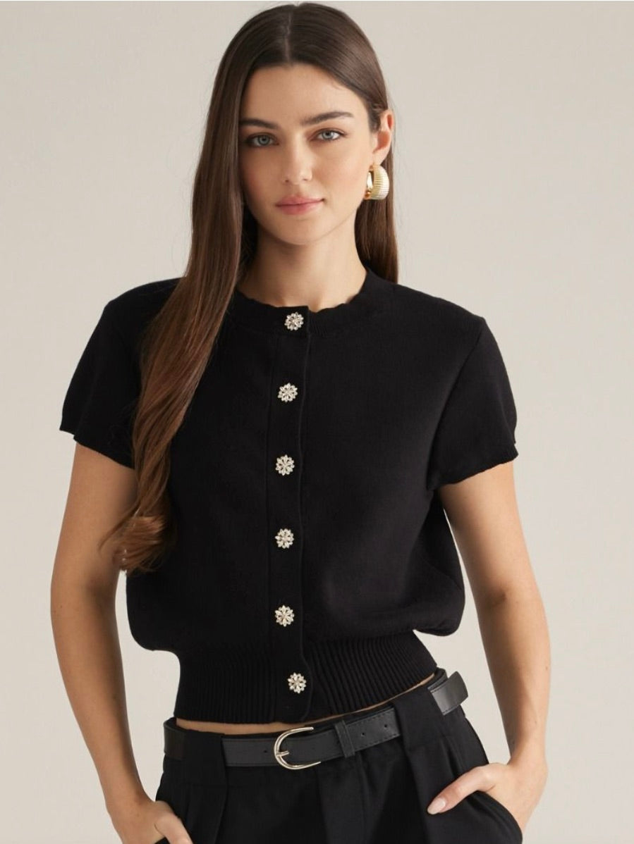 Jackie Cropped Cardigan