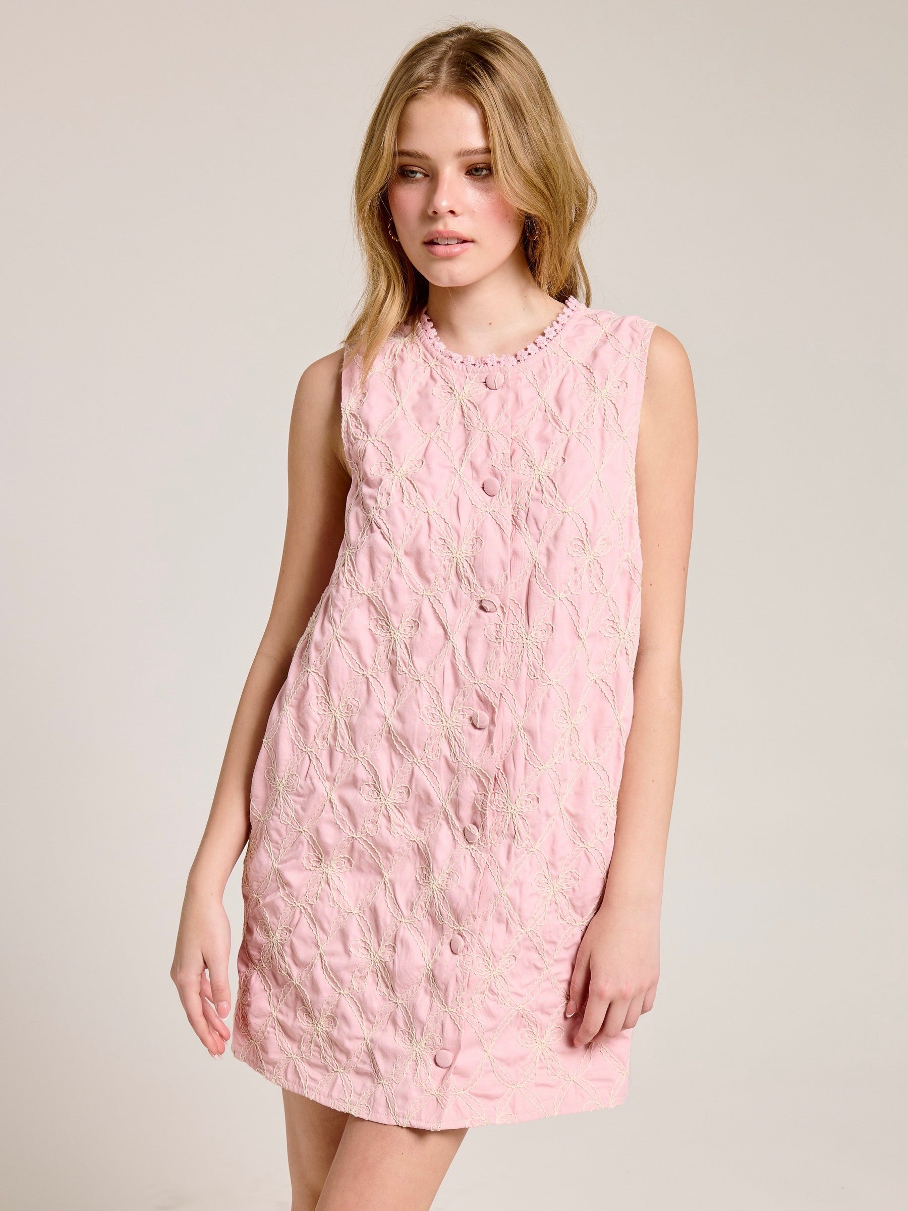 Dawn Textured Mini Dress