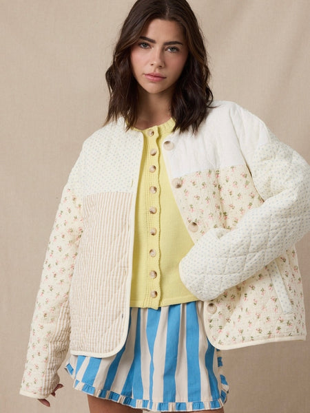 Patchwork Quilted Jacket