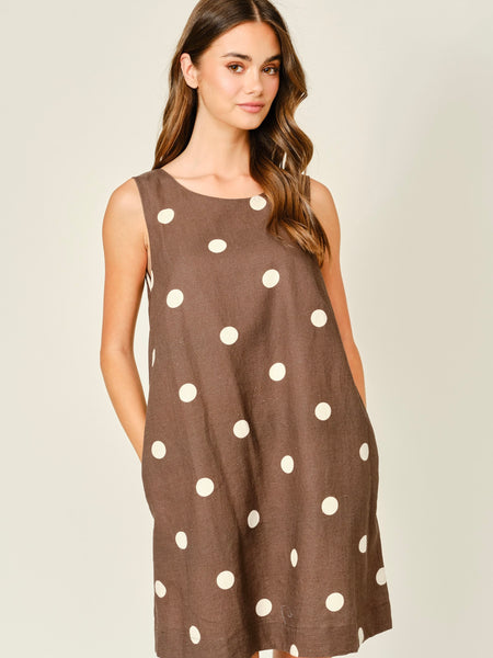 Soft Linen Mini Dress