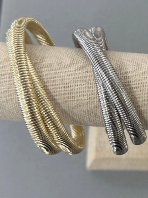 Crossover Cuff Bangle