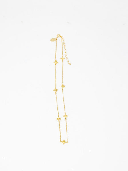 Wren Delicate Cross Necklace