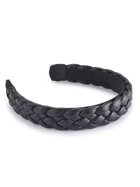 Braid Leather Headband