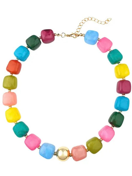 Preston Chunky Beaded Necklace