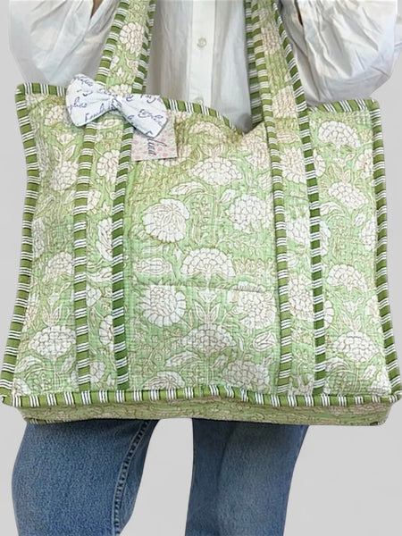 Jane Quilted Tote