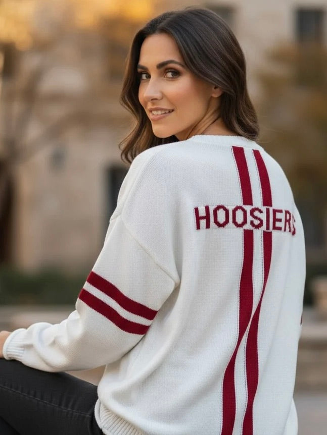 Indiana IU Hoosiers Varsity Crewneck Sweater