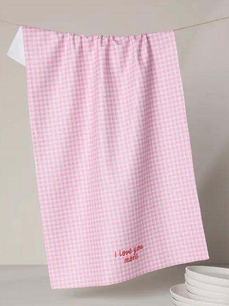 Geometry : I Love You More Tea Towel