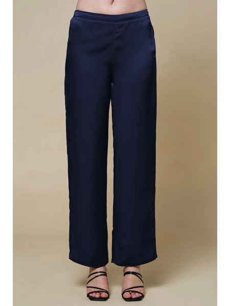 Satin Straight Leg Pants