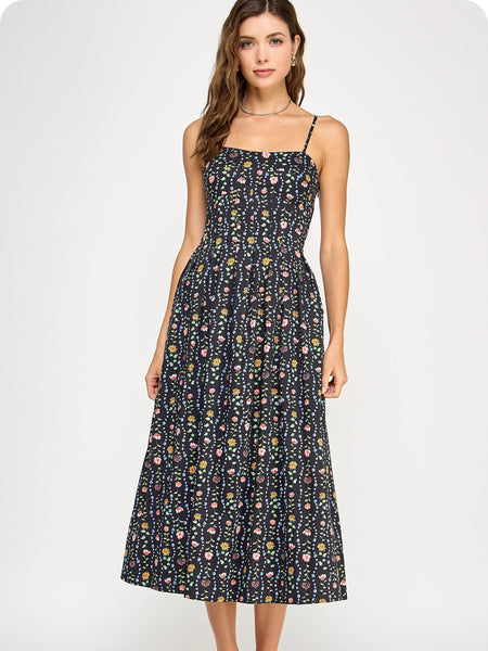Dani Corset Midi Dress