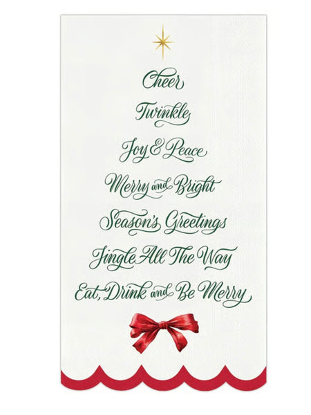 Eat Drink & Be Merry Guest Napkin