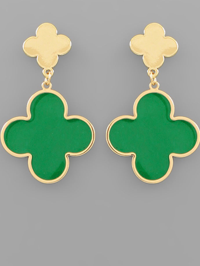 Clara Clover Dangle Earrings