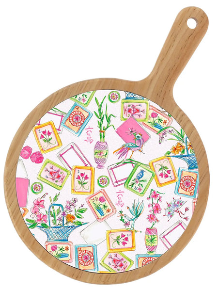 Mahjong All Over Cheese Board