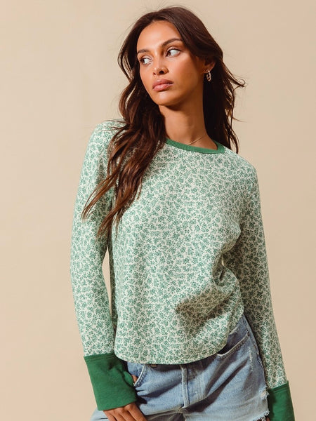 Floral Knit Top