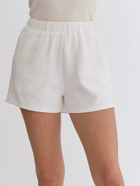 Greta Textured  Shorts