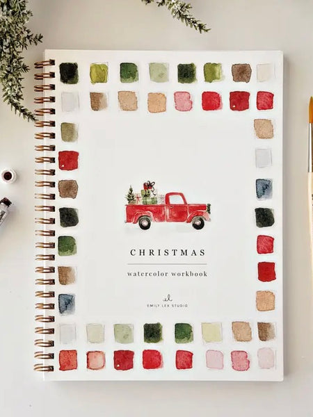 Emily Lex Studio Holiday Watercolor Workbook