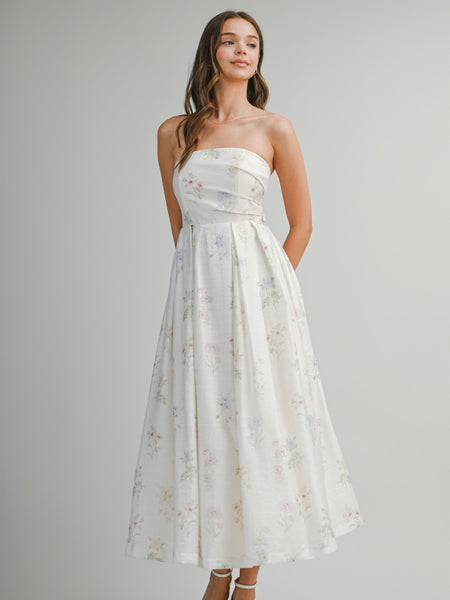 Fit & Flare Garden Dreams Midi Dress