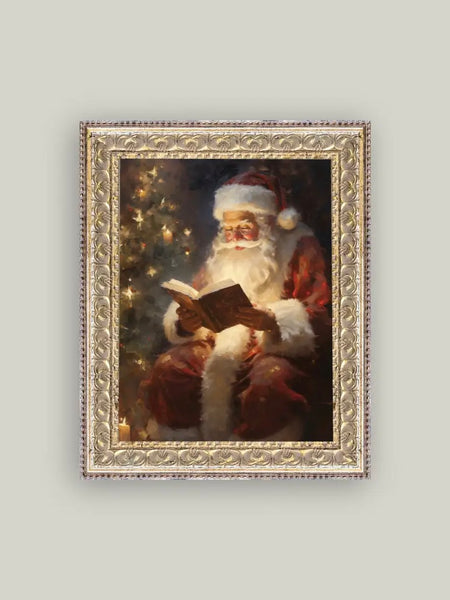 Classic Santa 8x10 Framed Art