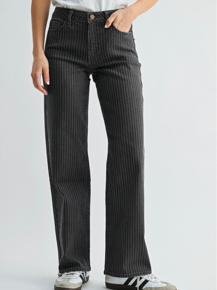 Just Black Denim High Rise Full Length Straight