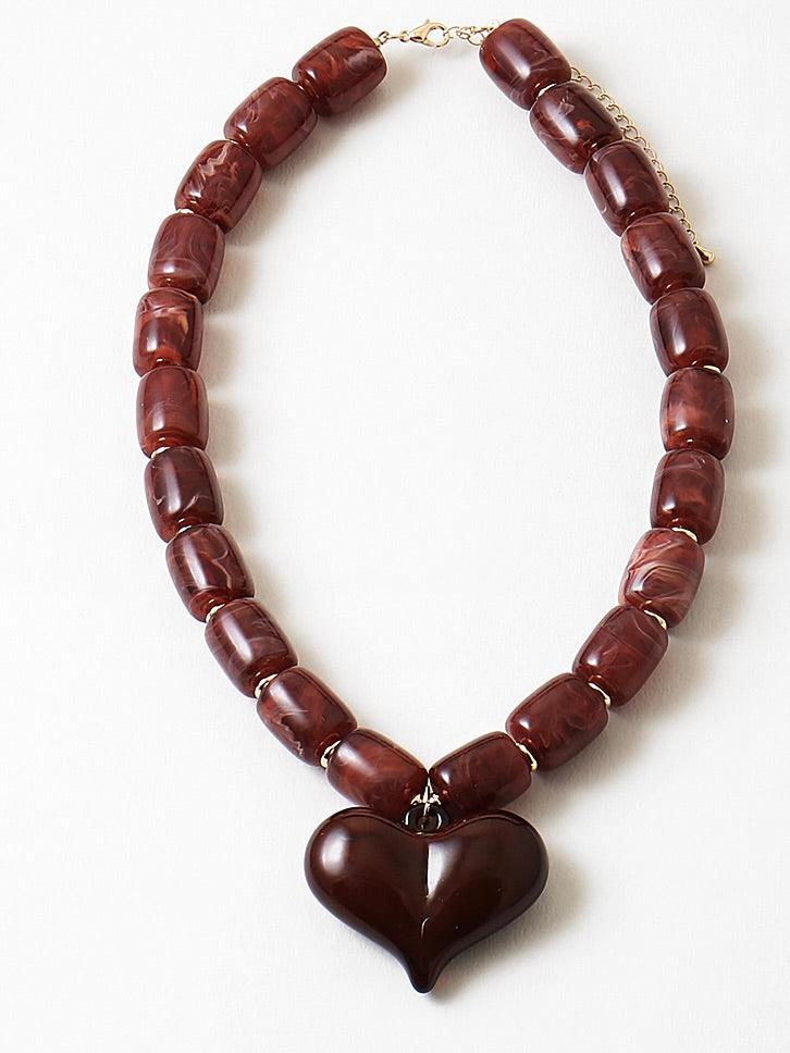 Burnt Scarlet Necklace