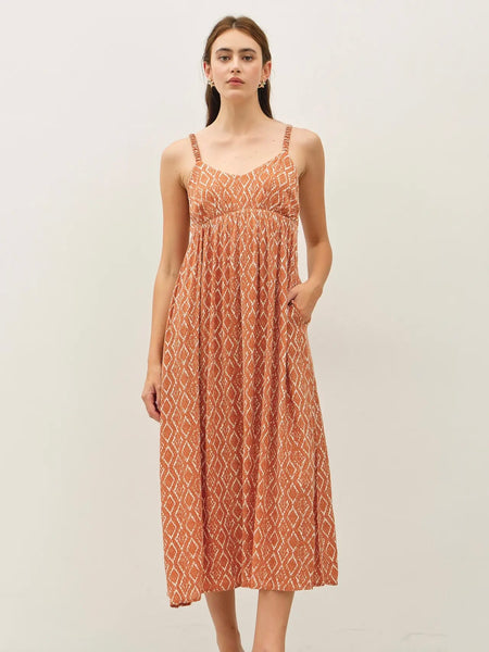 Presley Printed Midi Dress