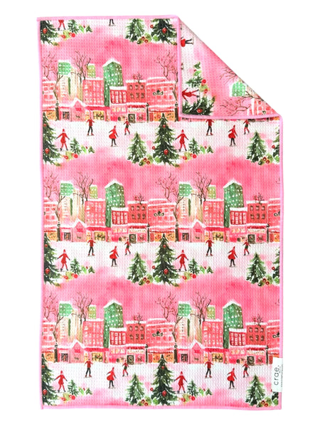 City Sidewalks Holiday Towel
