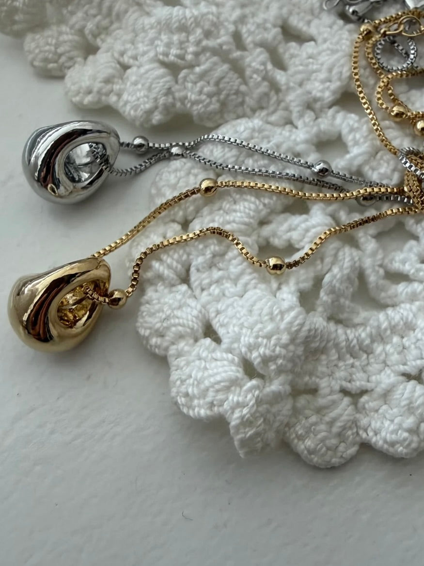 Teardrop Nugget Necklace