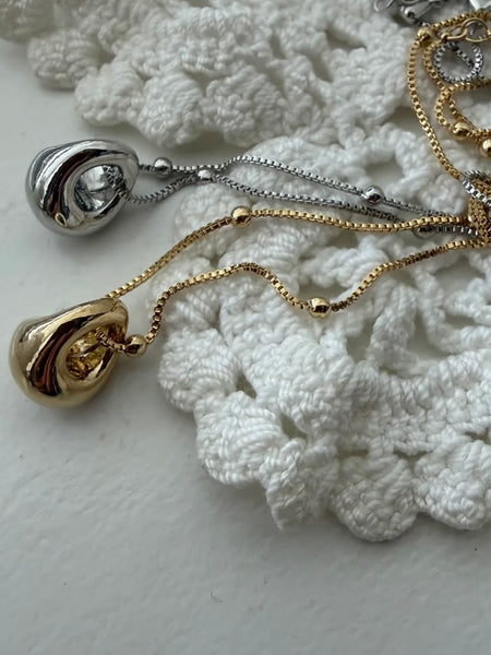 Teardrop Nugget Necklace