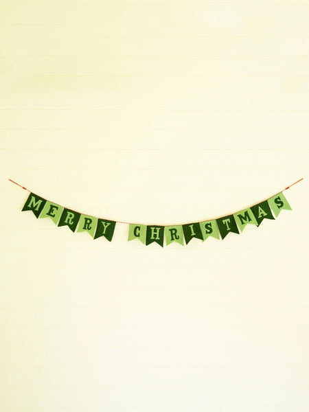 Felt Merry Christmas Garland