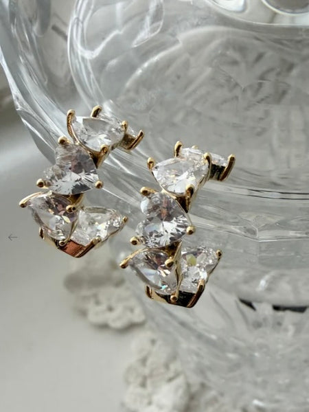 Everlasting Heart Hoop Earrings