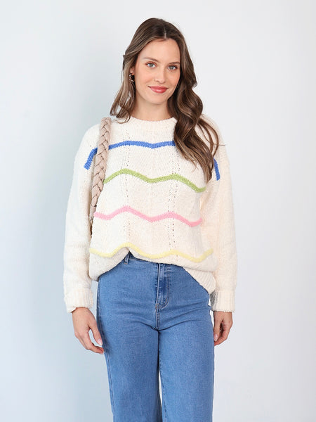 Wave Stripe Sweater
