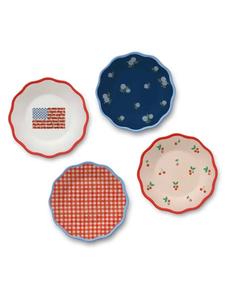 Americana Melamine Dessert Plate